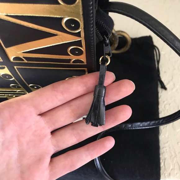 Paloma Picasso Gold Storybook Alphabet Letters Bag - Picture 6 of 8